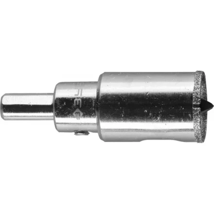 Коронка ЗУБР алмазная в сборе по кафелю, керамике с центрирующим сверлом и имбусовым ключом, зерно 60, 25мм 29850-25 купить в Муравленко