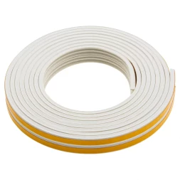 Уплотнитель резиновый, 6 м, профиль &quot;E&quot;, белый Сибртех 88917