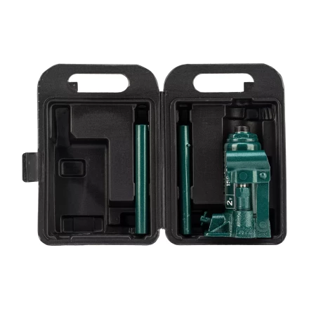 Домкрат гидравлический бутылочный Сибртех 50812, 2 т, 150-280 мм, в пласт. кейсе купить в Муравленко