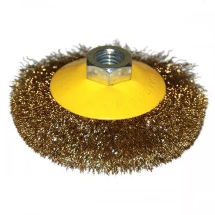 Щетка для УШМ М14/100 мм выгнутая сталь прямая Энкор 51561 купить в Муравленко