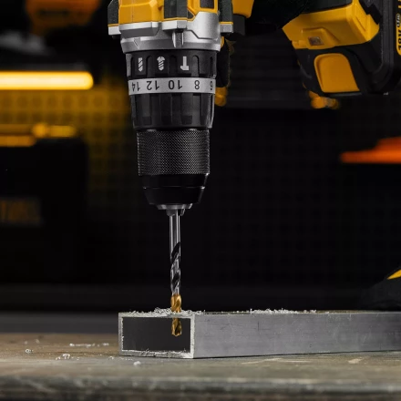 Сверло спиральное по металлу Denzel 6,5 x 93мм, Р6М5, Golden Tip, многогранная заточка, 718279 купить в Муравленко