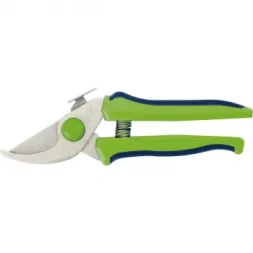 Секатор, 190 мм, пружина возвратная,  оксид. покрытие, пласт. ручки (Горизонт)  СИБРТЕХ Россия 60509