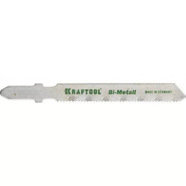 Полотна KRAFTOOL, T118AF, для эл/лобзика, Bi-Metall, по металлу (1,5-2мм), EU-хвост., шаг 1,2мм, 55мм, 2шт 159555-1,2 купить в Муравленко