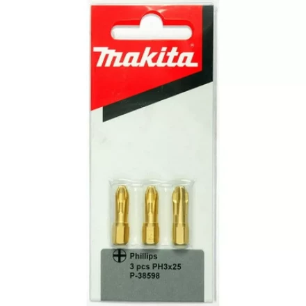 Биты Makita PH3 25мм 3шт, алмазные (P-38598) купить в Муравленко