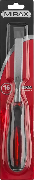 Стамеска MIRAX с двухкомпонентной прозрачной рукояткой, 16мм 1810-16 купить в Муравленко