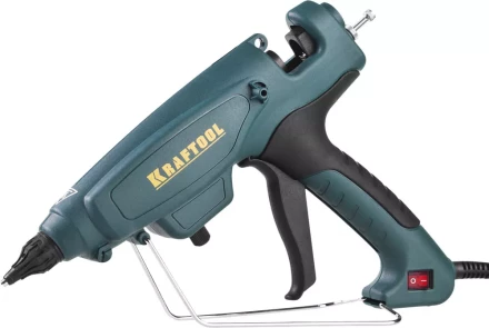 Пистолет клеевой (термоклеящий) &quot;PRO&quot;, KRAFTOOL 06843-300-12, электр, двухкомп корпус, регулятор темп, выход клея 1,5 кг/час, d=12мм, 300Вт 06843-300-12 купить в Муравленко