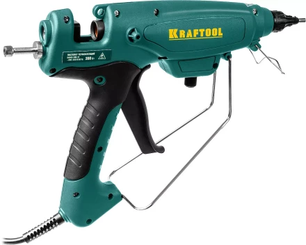 Пистолет клеевой (термоклеящий) &quot;PRO&quot;, KRAFTOOL 06843-300-12, электр, двухкомп корпус, регулятор темп, выход клея 1,5 кг/час, d=12мм, 300Вт 06843-300-12 купить в Муравленко