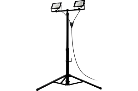 ЗУБР ПСК 30х2, 2 х 30 Вт, 6500 К, IP 65, 1.6 м, светодиодные прожекторы на штативе, Профессионал (57145-2-30) купить в Муравленко