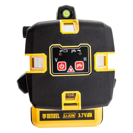 Лазерный уровень LX 05 Red, 20 м, 635 нм, аккумулятор Li 5200 mAh, резьба 5/8&quot; Denzel 35071 купить в Муравленко