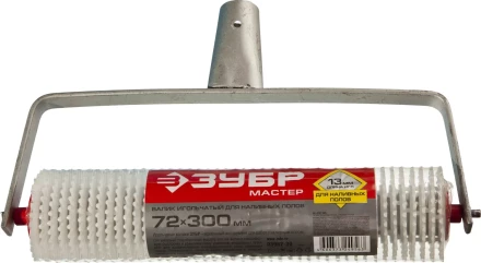 Валик игольчатый ЗУБР &quot;МАСТЕР&quot; для наливных полов на металлической рамке, под удлинитель, пластмассовые иглы 13мм, 72х300мм 03952-30 купить в Муравленко